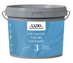 Takmaling glans 3 hvit 4,5 liter - Luxi