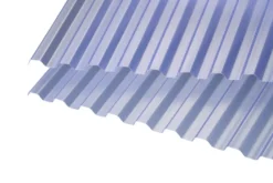 Takplate 3000x1090 mm blåtonet
