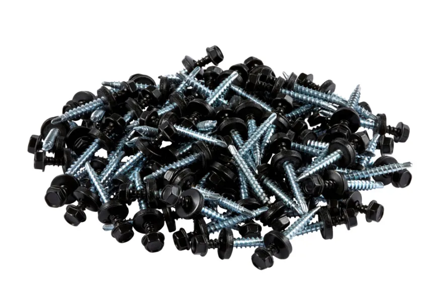 Takskrue m/vinger svart 4,8 x 35 mm