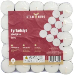 Telys Ø3,7 cm 100 stk.