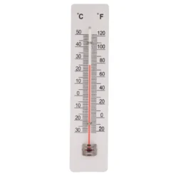 Termometer inne/ute hvitt