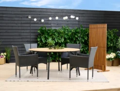 Terrasseavskjerming New York akasie – Sunlife®