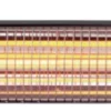 Terrassevarmer til veggmontering 1200 W - Grad