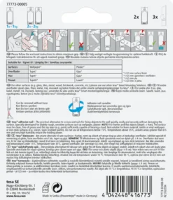 tesa® limspiker til tapet og gips 1 kg - 2 stk.