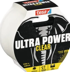 Tesa Ultra Power klar reparasjonstape 48 mm x 10 meter
