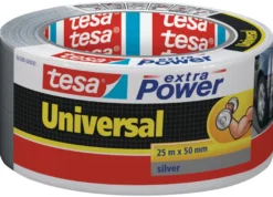 Tesa Universal gaffatape sølv 50 mm x 25 meter