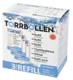 Torrbollen Original refill 3-pk til fuktfjerner
