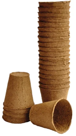 Torvpotter runde 6 cm 24 stk.