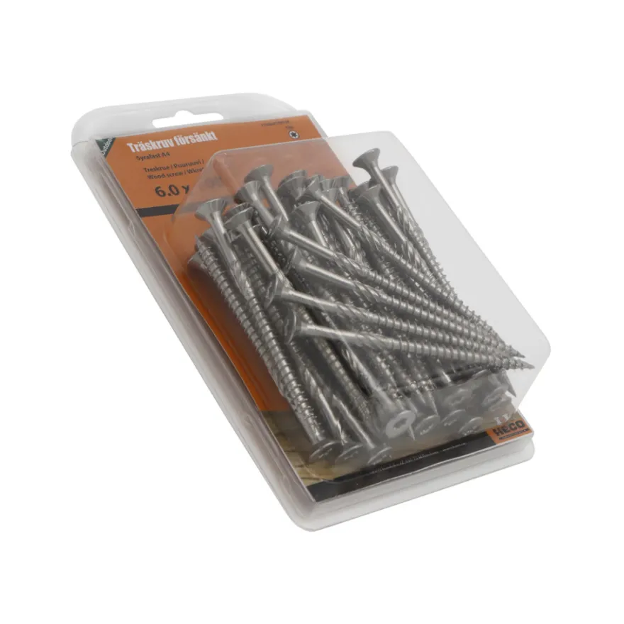Treskrue A4 6 x 100 mm 50-pk. Heco