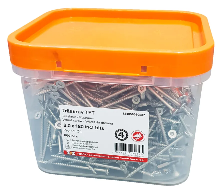 Treskrue TFT 6,0x120 Protect 4 - 300 stk.
