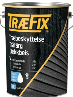 Træfix dekkbeis vannbasert antrasittgrå 5 liter