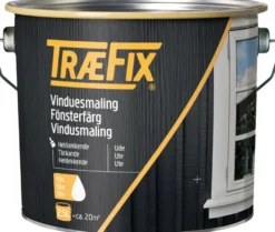 Træfix vindusmaling renhvit 2,5 liter