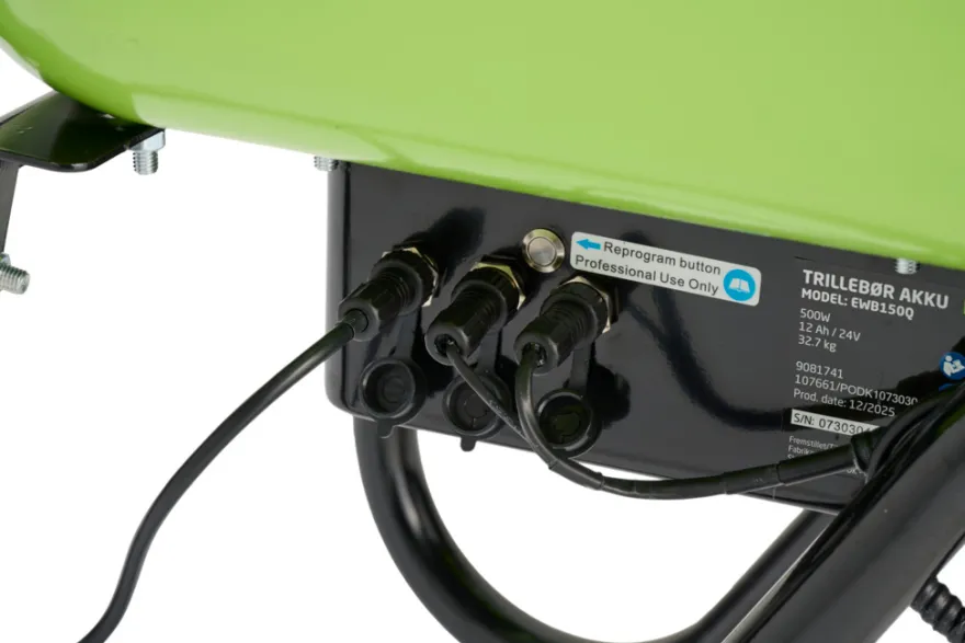 Trillebår batteridrevet 24 V 12 Ah - Garden®