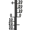 Utendørstermometer i metall