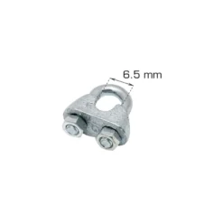 Vaierklemme 6,5 mm - 2 stk.