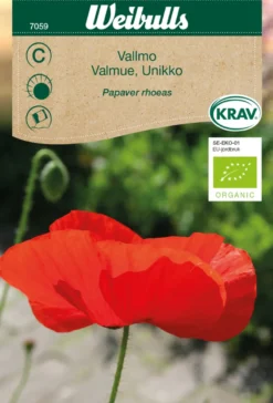 Valmue ´Unikko` økologisk