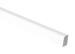 Vaskelist plast hvit – 15 x 22 x 3000 mm