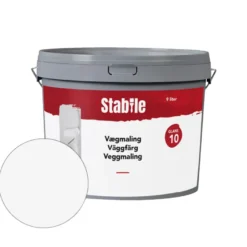 Veggmaling 10 hvit 9 liter - Stabile