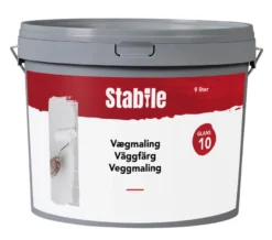 Veggmaling 10 hvit 9 liter - Stabile