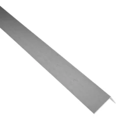 Vinkellist børstet aluminium 30 x 15 mm x 2 meter