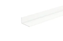 Vinkellist hvit - 15 x 15 mm x 1 meter
