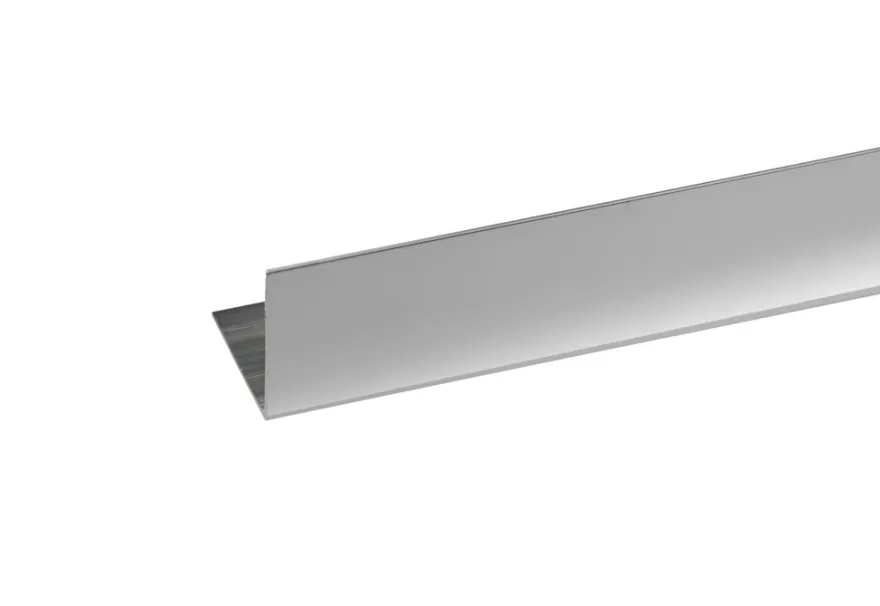 Vinkellist sølv - 15 x 15 mm x 1 meter