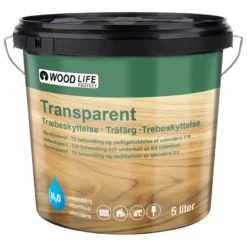 Woodlife svart trebeskyttelse 5 liter