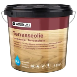 Woodlife terrasseolje klar 5 liter